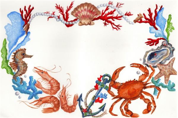 Sea Life | Set of 20 Paper Placemats