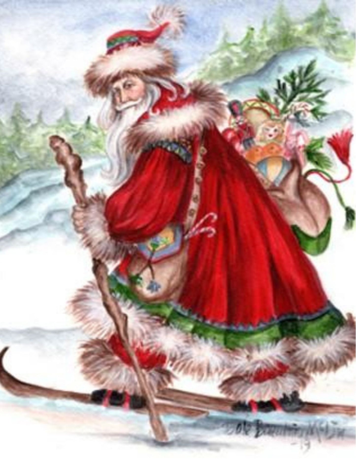 Santa 2019 Tabletop Art