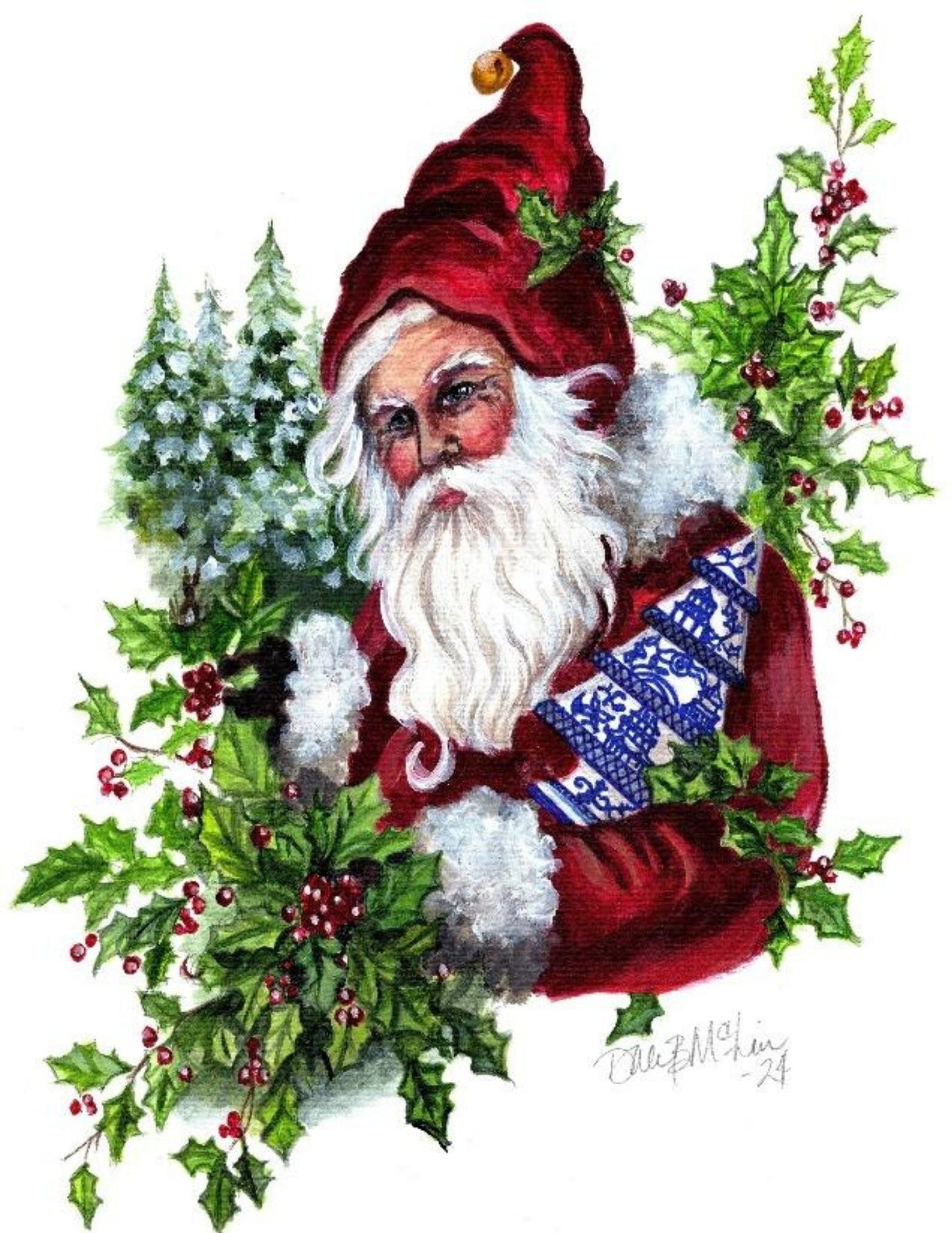 Santa 2024 Tabletop Art