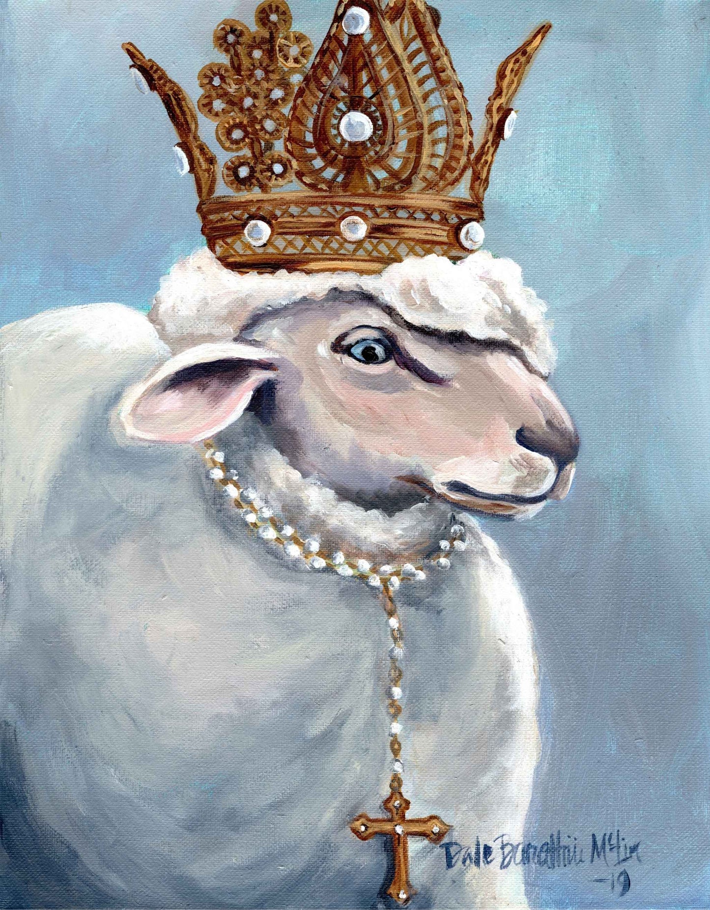 Wool and Majesty Tabletop Art