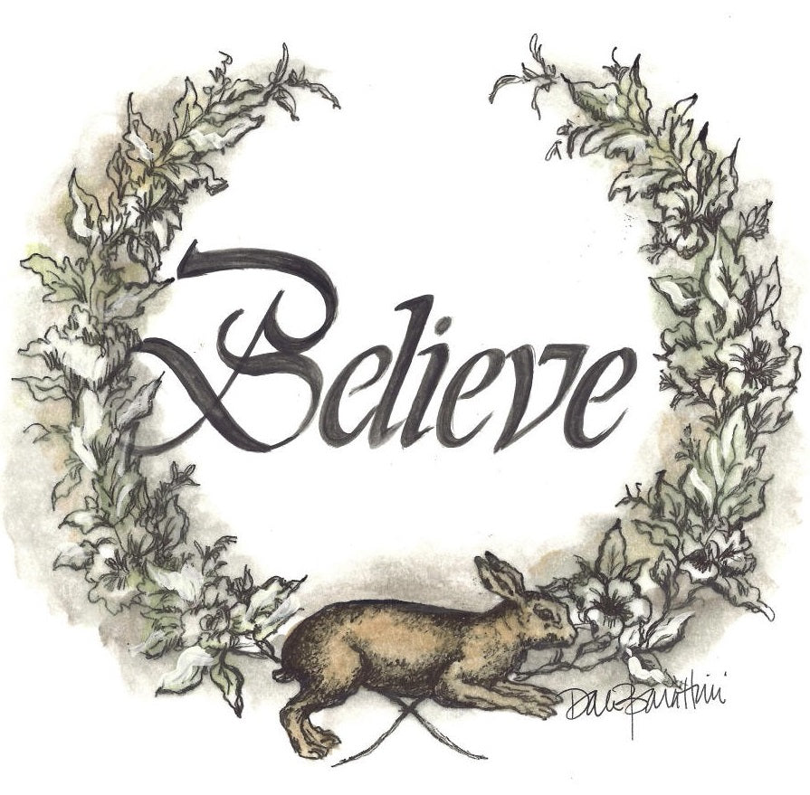 Believe Tabletop Art