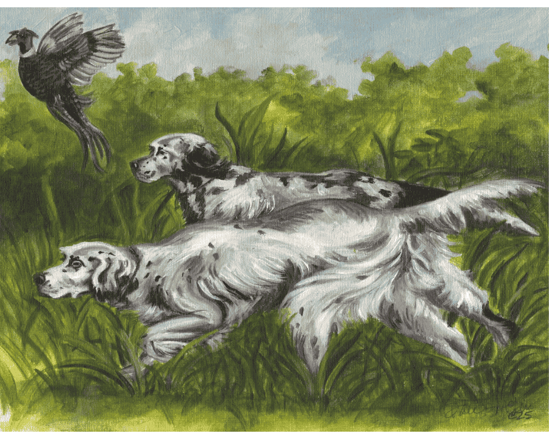 Bird Dogs Tabletop Art