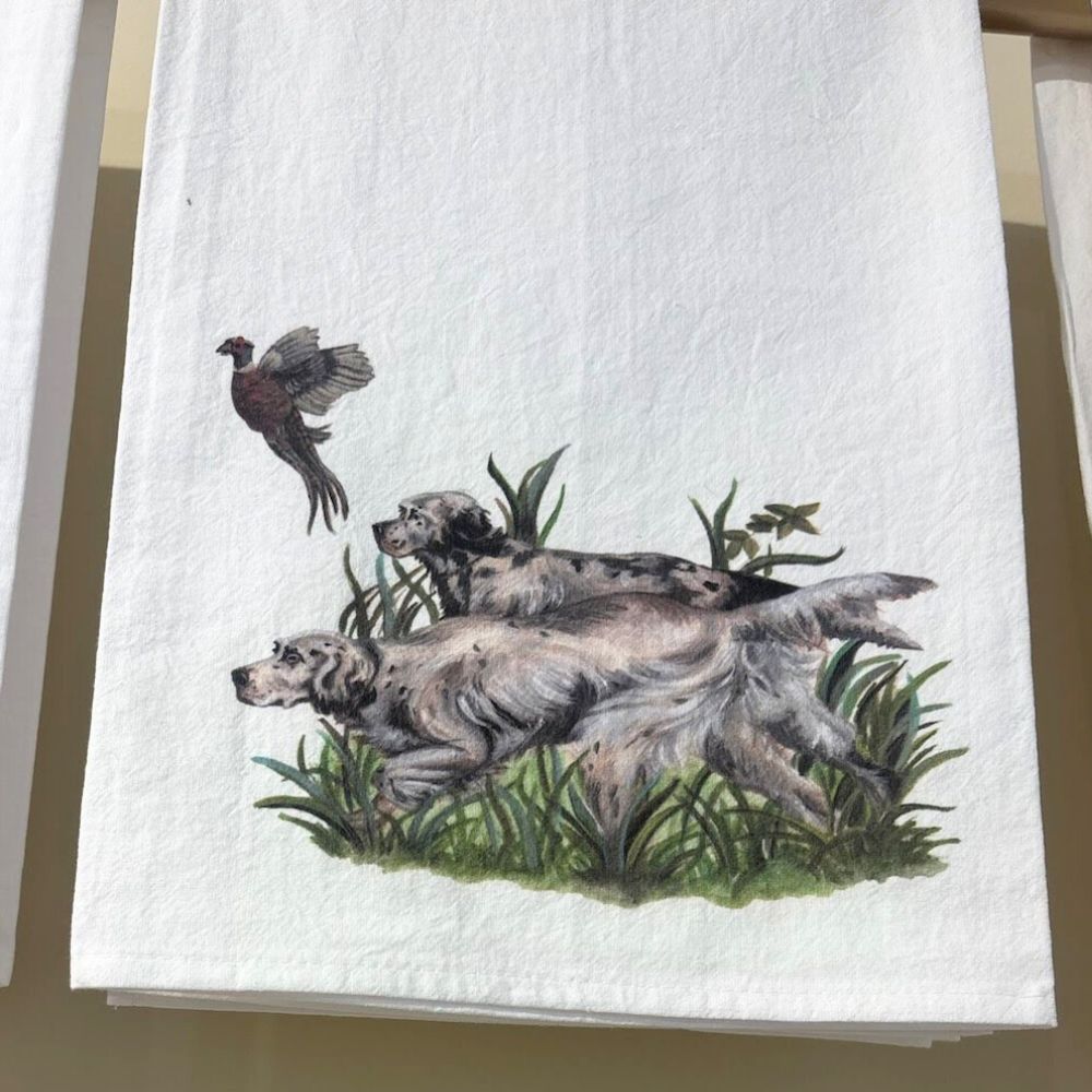 Bird Dogs Tea Towel