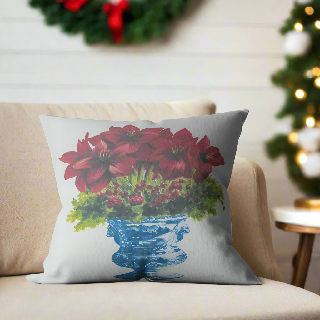 Amaryllis in Chinoiserie Urn Pillow Cover or Throw Pillow Hill Dale Home