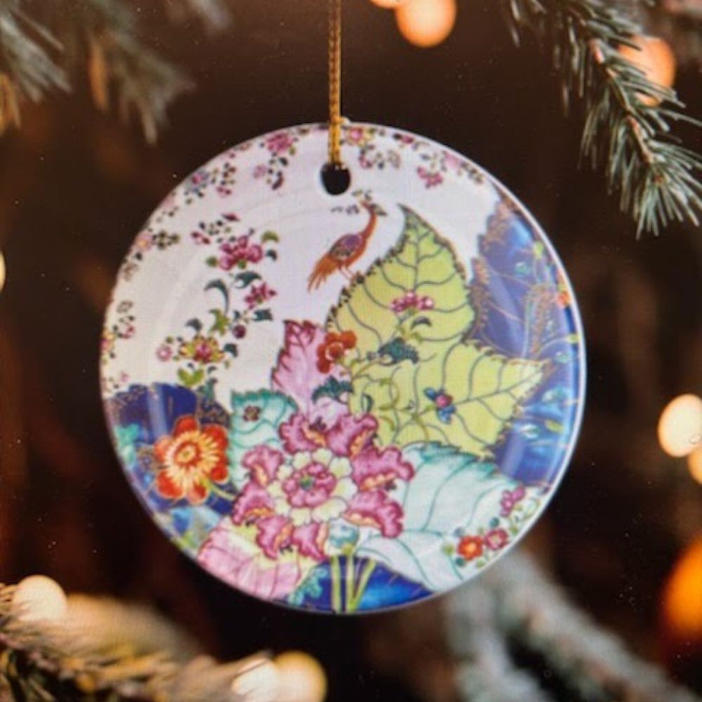 Floral Fusion Christmas Ornament