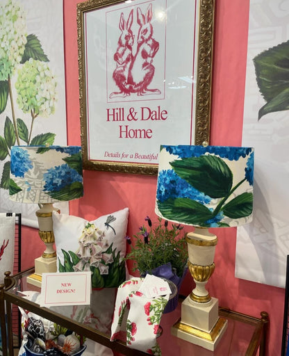 Blooming Hydrangeas Lampshade