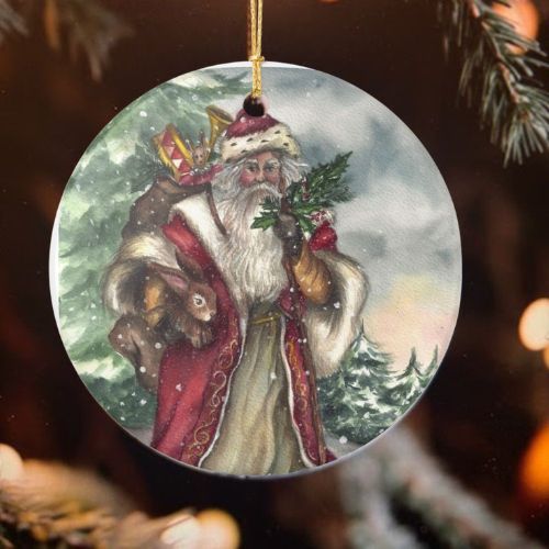 Santa 2001 Christmas Ornament