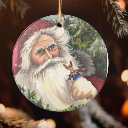Santa 2020 Christmas Ornament