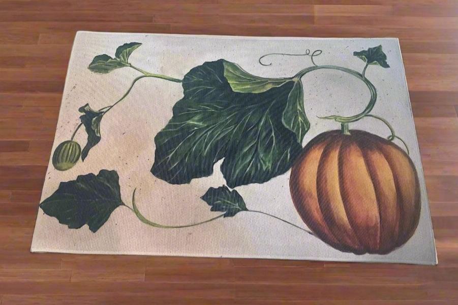 Fall Pumpkin Rug