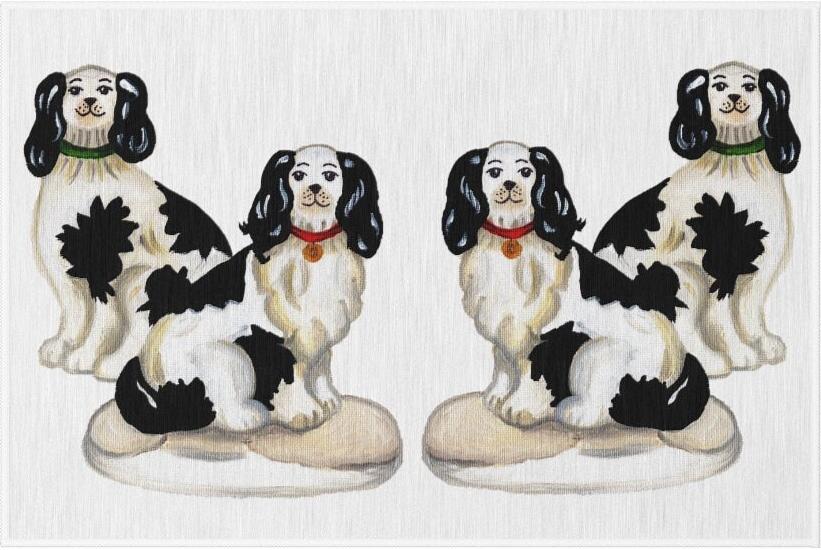 Staffordshire Dog Rug