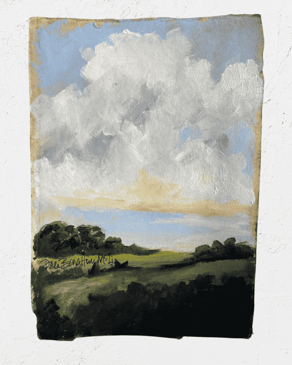 Midday Countryside Landscape Art Print