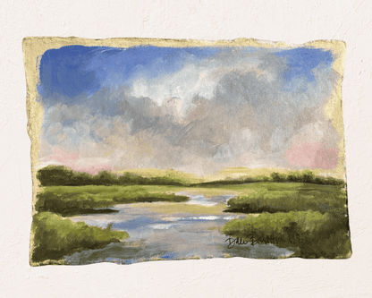 Marsh Landscape Art Print