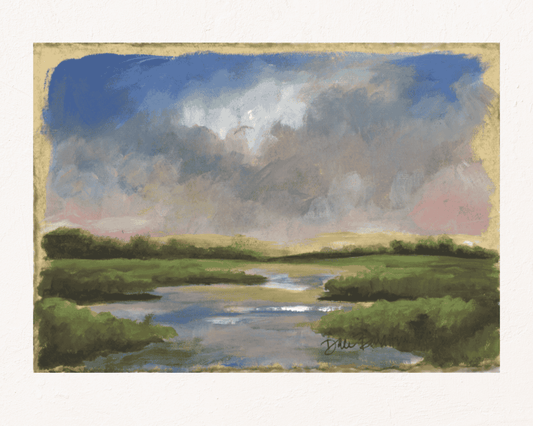 Marsh Landscape Art Print