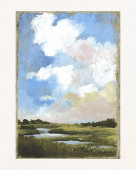 Marsh at Midday Art Print