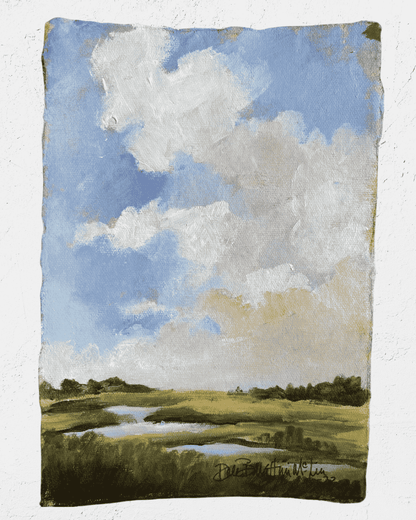 Marsh at Midday Art Print