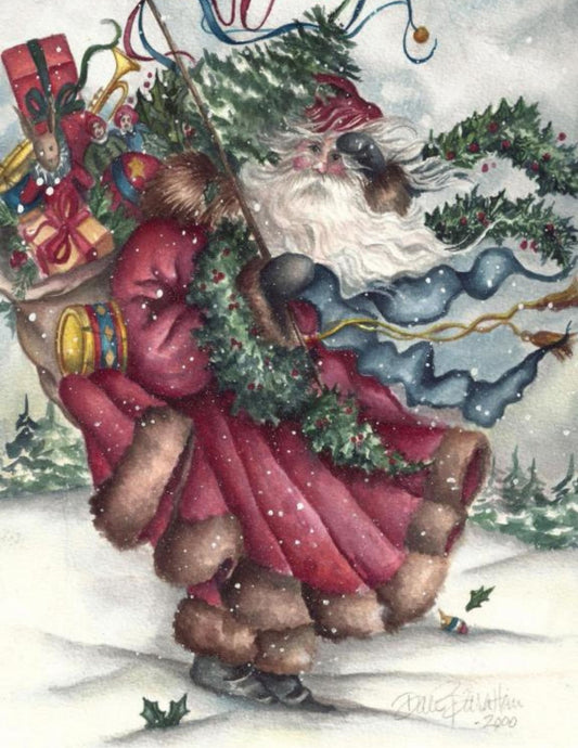 Santa 2000 Tabletop Art