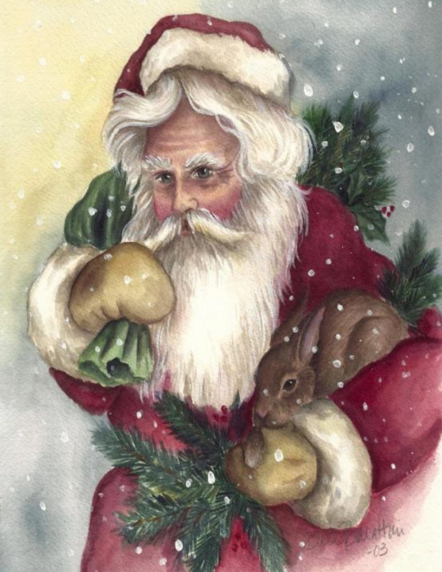 Santa 2003 Tabletop Art