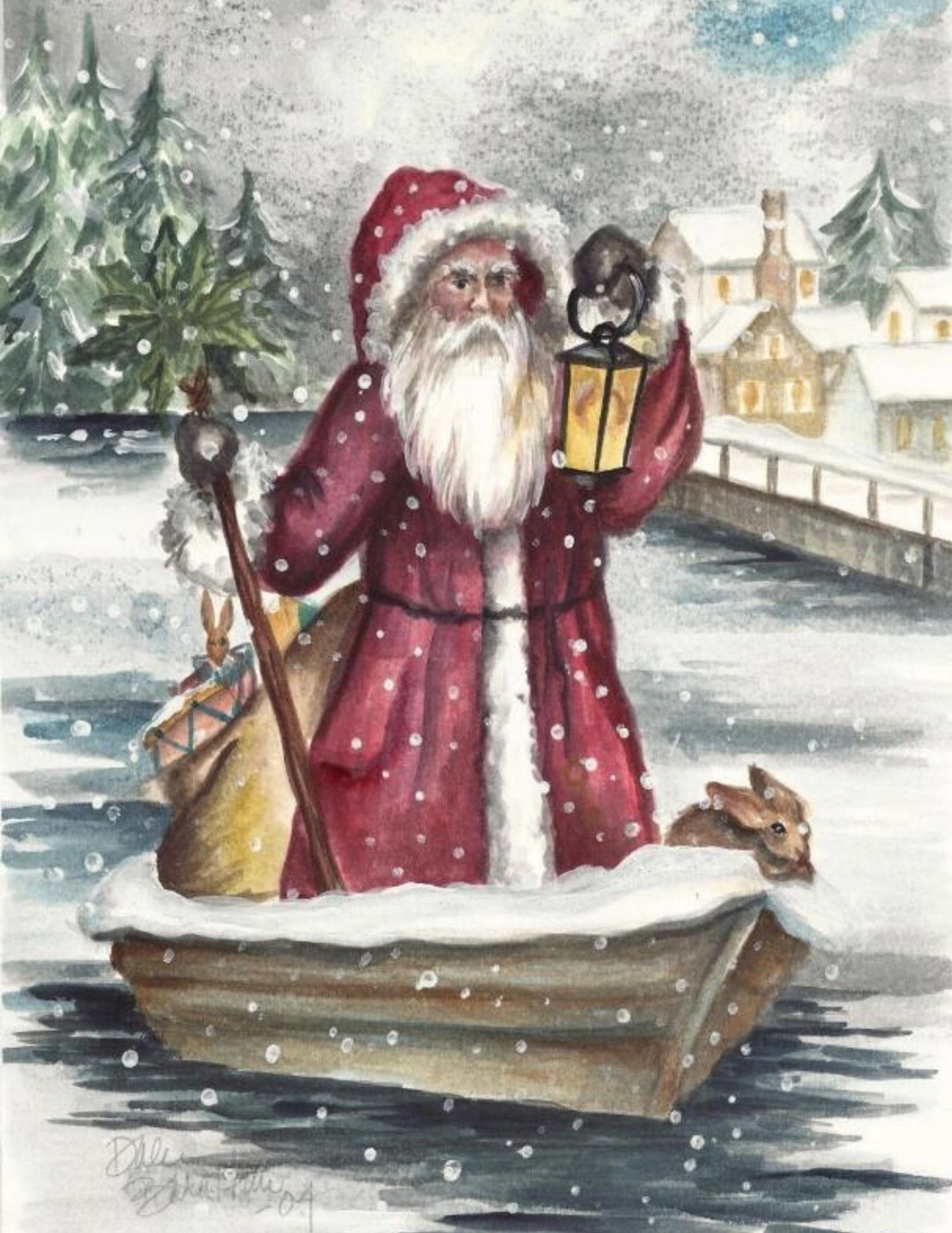 Santa 2004 Tabletop Art