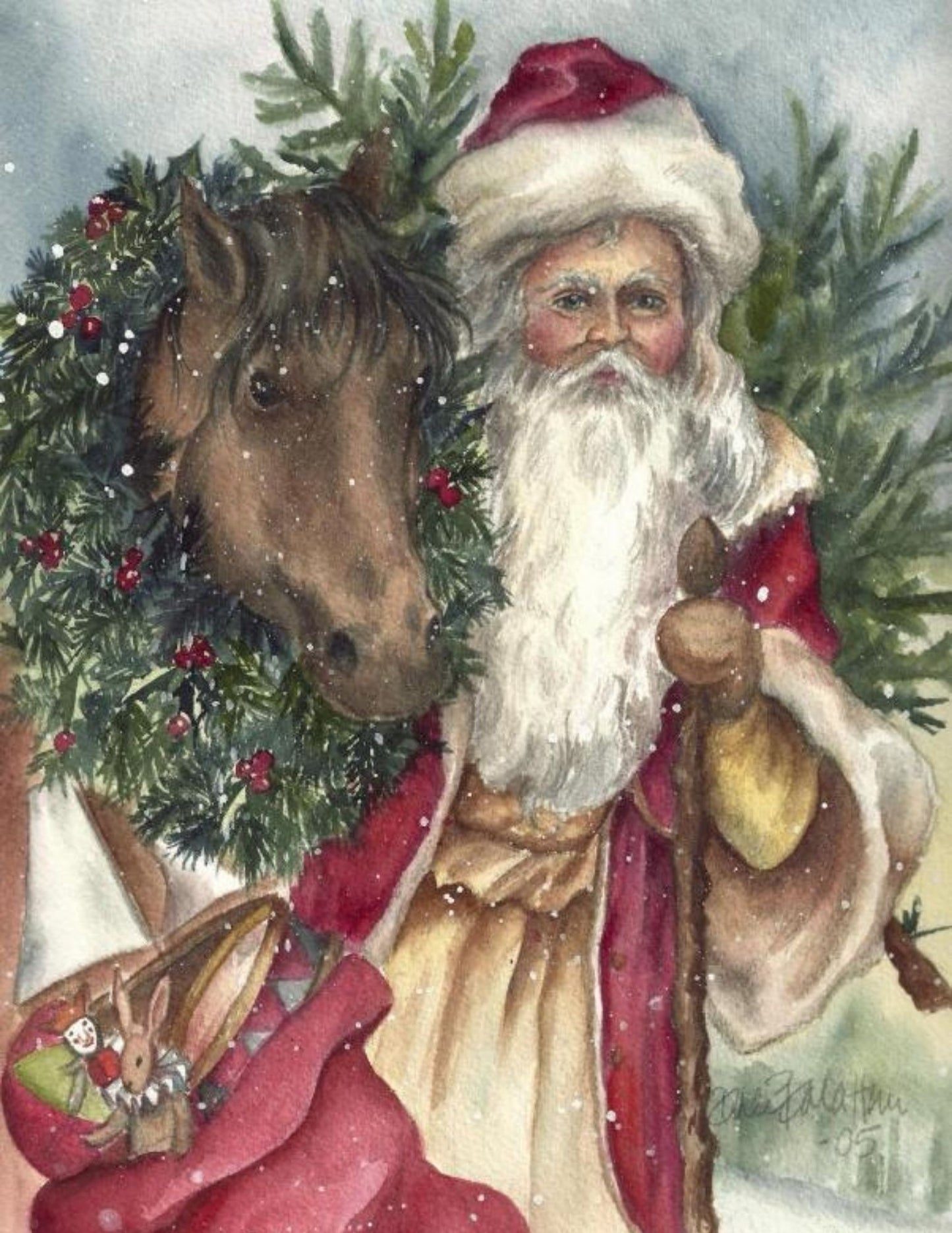 Santa 2005 Tabletop Art