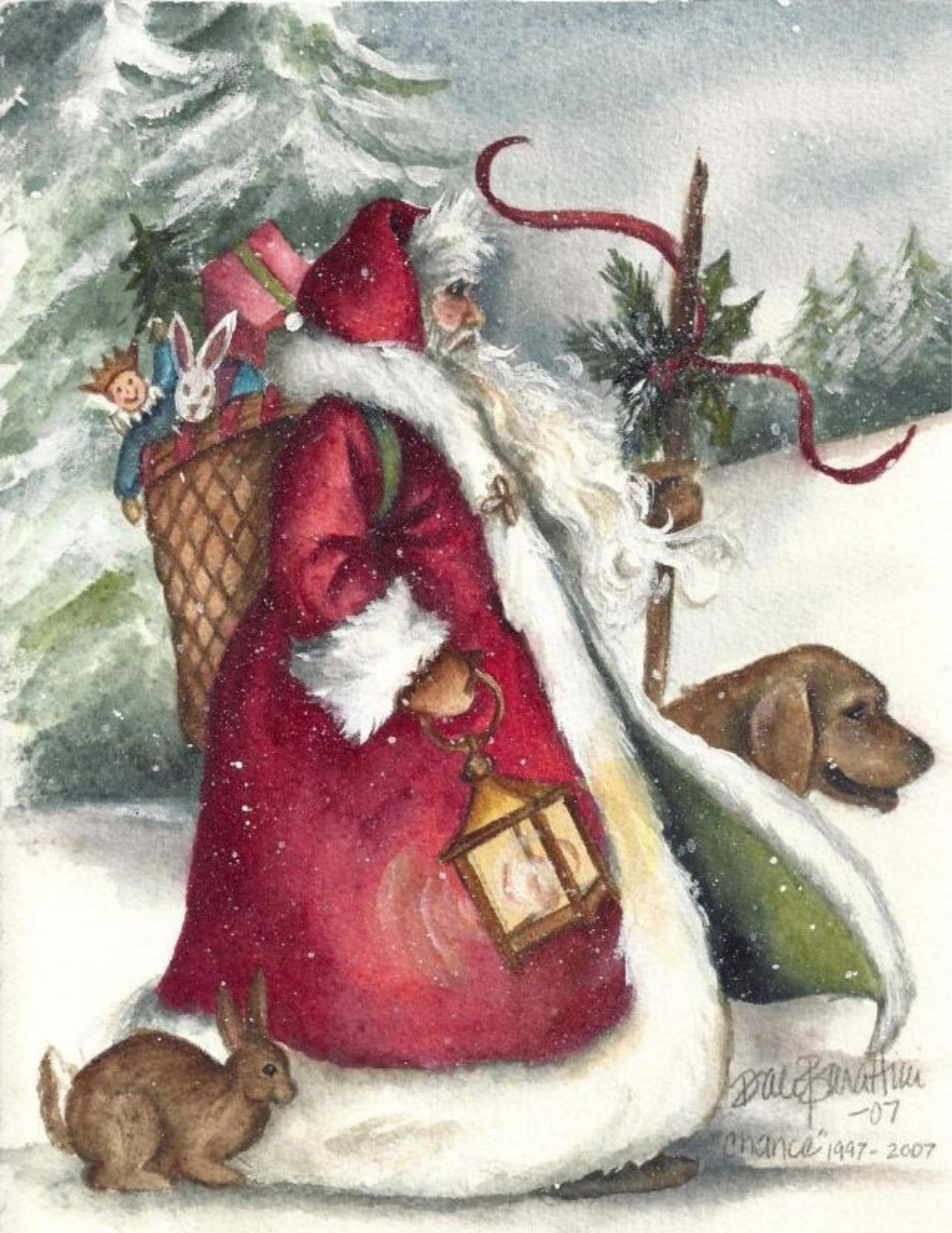 Santa 2007 Tabletop Art