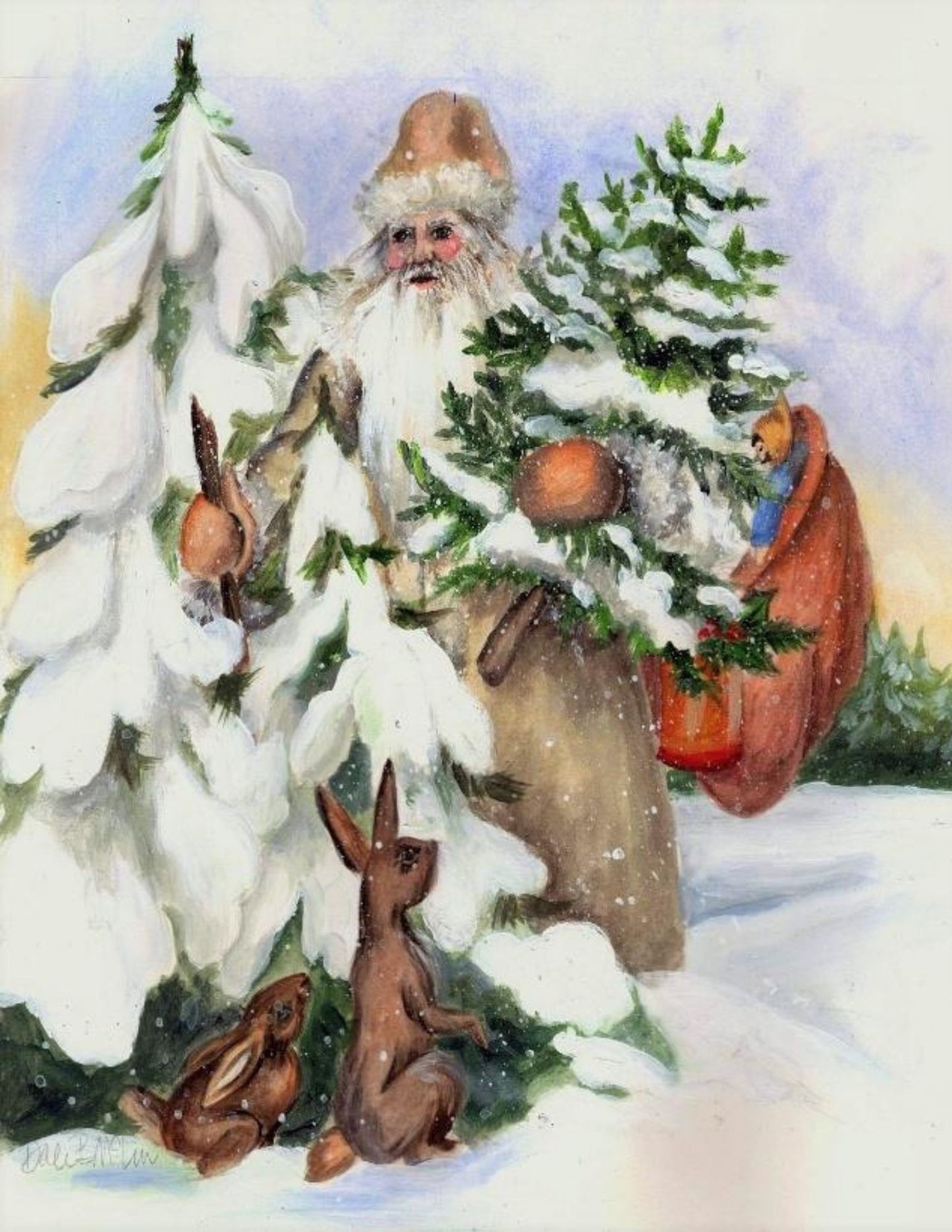 Santa 2010 Tabletop Art