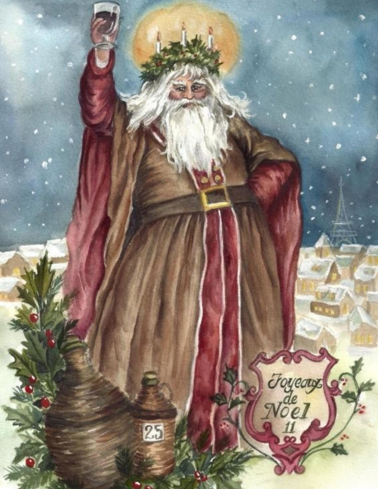 Santa 2011 Tabletop Art