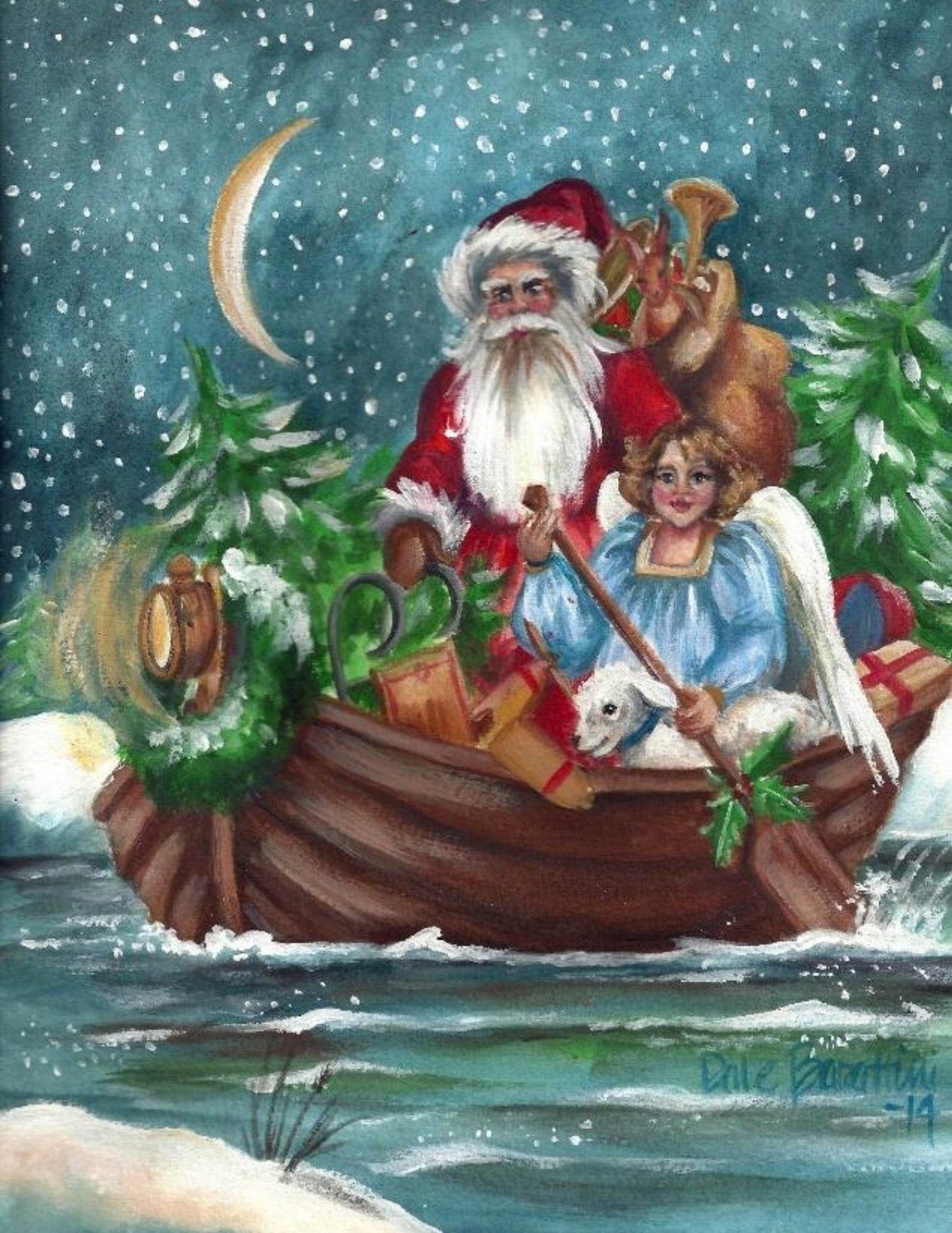 Santa 2014 Tabletop Art