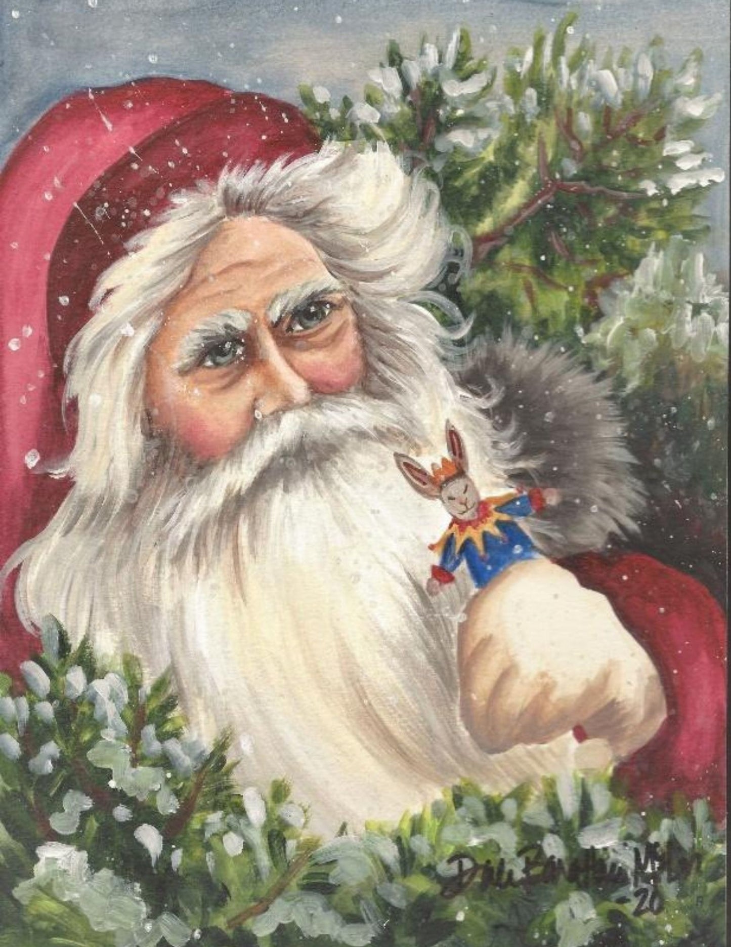 Santa 2020 Tabletop Art
