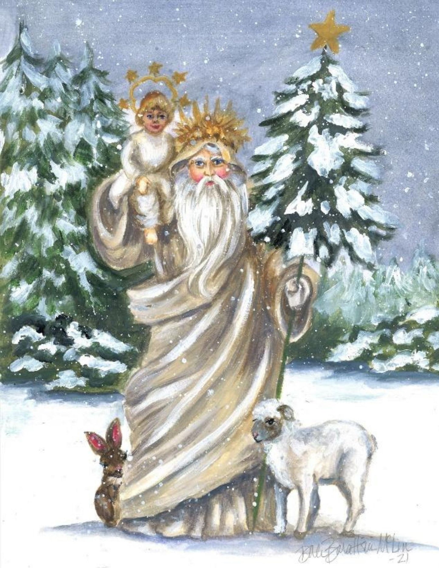 Santa 2021 Tabletop Art