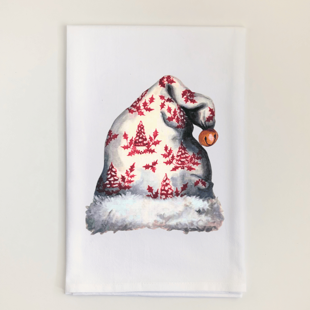 Santa Hat Tea Towel