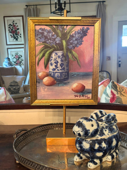Spring Hyacinths Tabletop Art