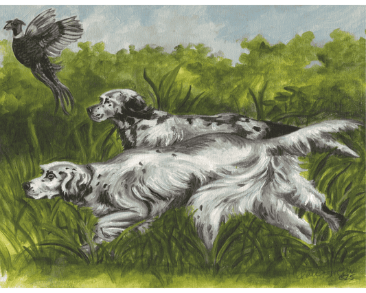 Bird Dogs Tabletop Art