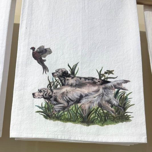 Bird Dogs Tea Towel