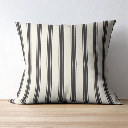Ticking Stripe Pillow Cover or Throw Pillow