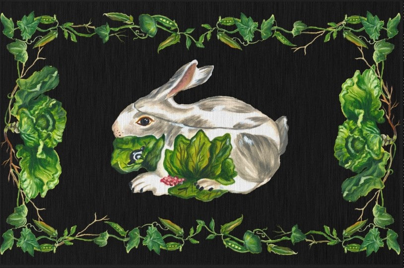 Garden Bunny Rug