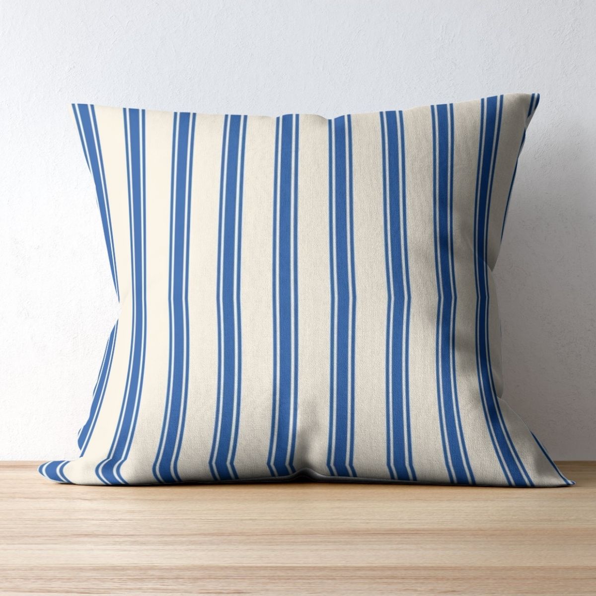 Ticking Stripe Pillow Cover or Throw Pillow