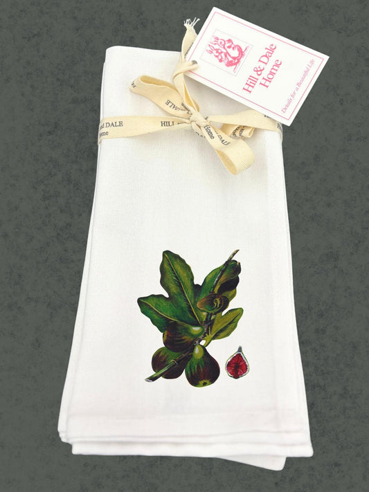 Botanical Fig | Set of 4 Cloth Napkins