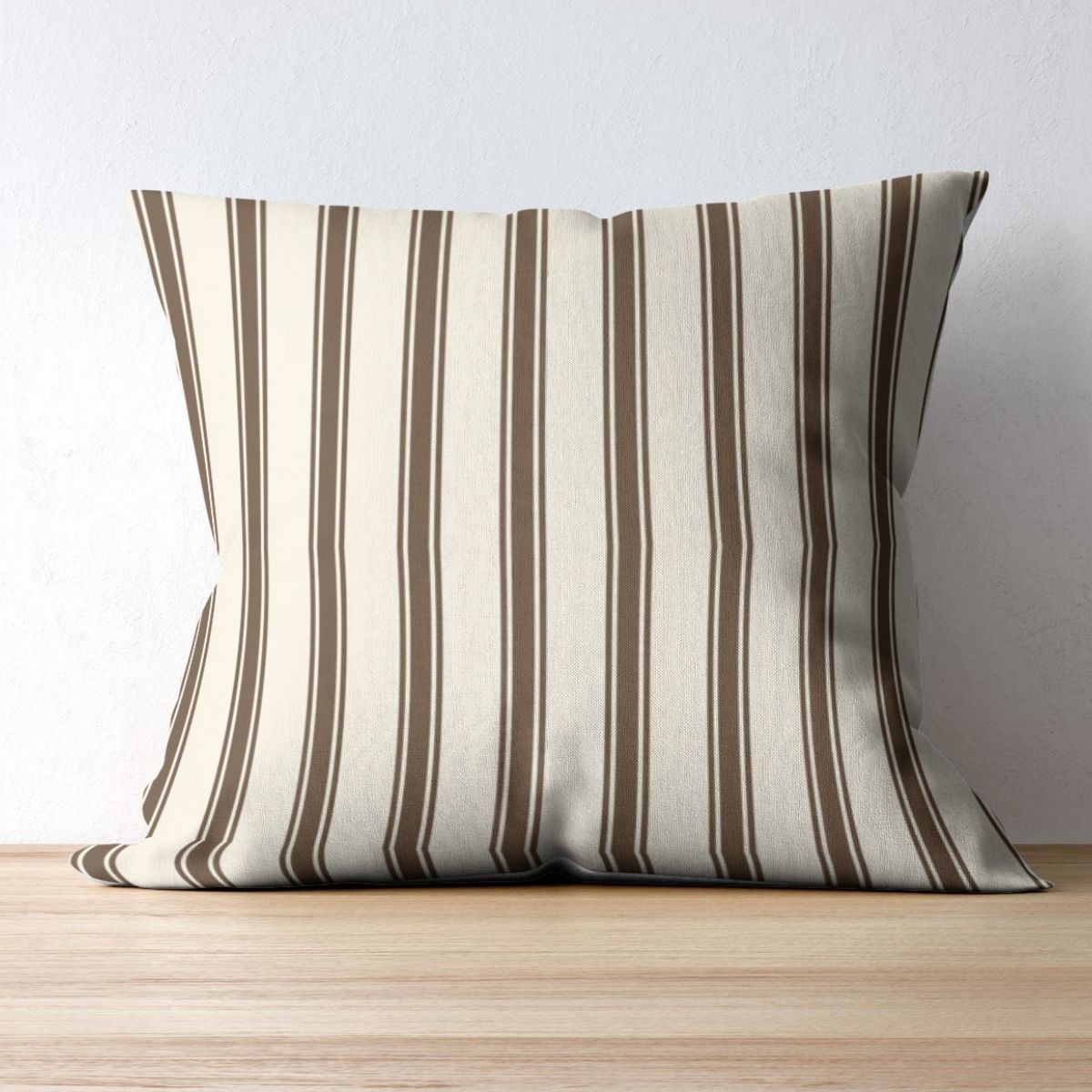 Ticking Stripe Pillow Cover or Throw Pillow