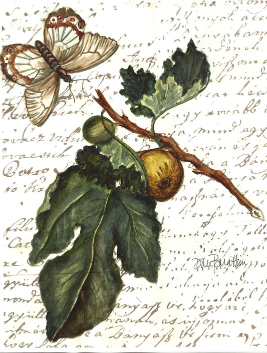 Butterfly and Fig Tabletop Art