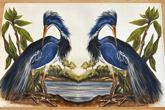 Double Heron Rug