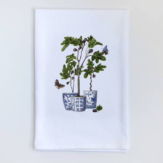 Fig Tree Saplings Tea Towel