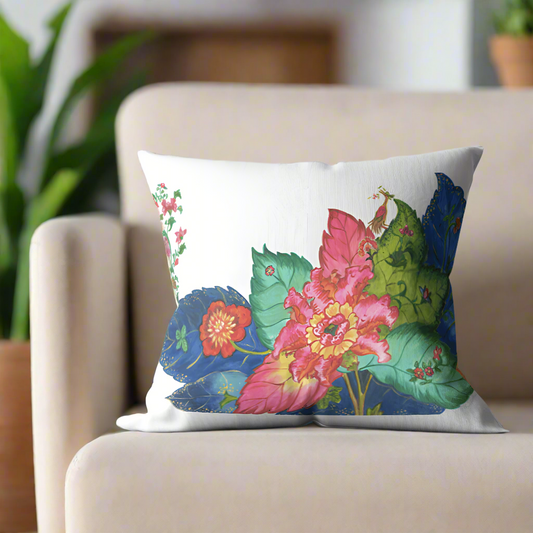 Foliage Fusion Pillow Cover or Throw Pillow