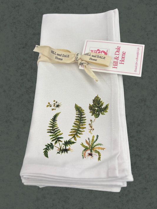 Forest Ferns | Set of 4 Cloth Napkins