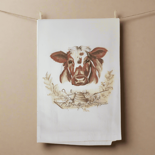 Gentle Cow Tea Towel