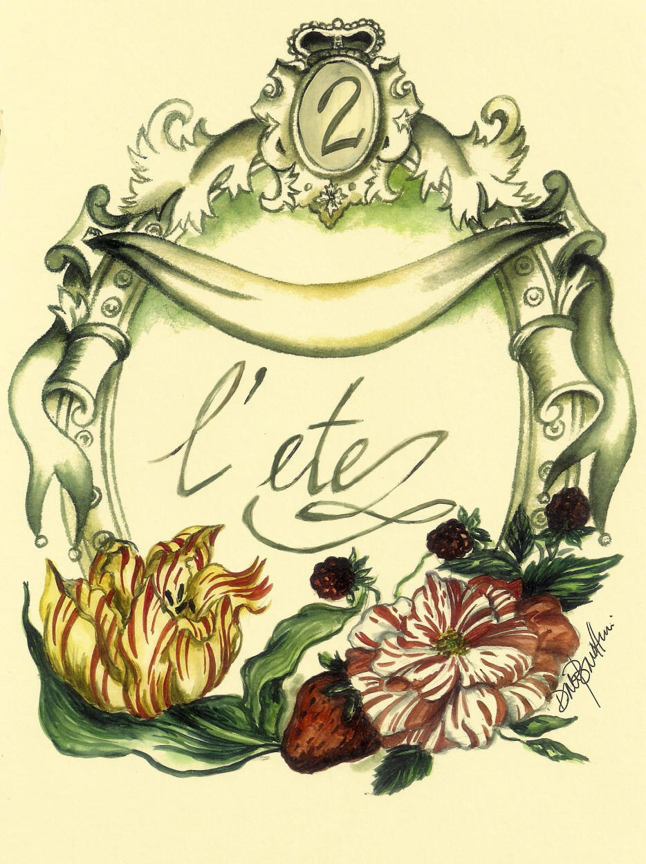 l'ete Summer Tabletop Art