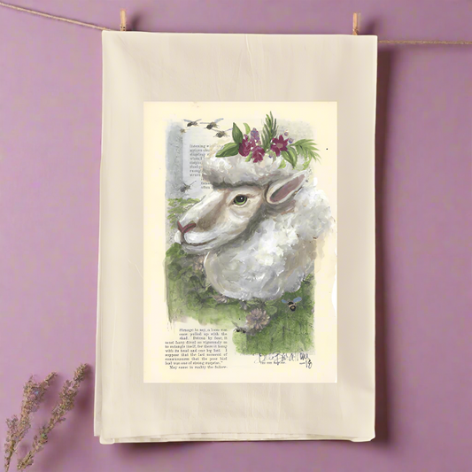 Storybook Sheep Tea Towel