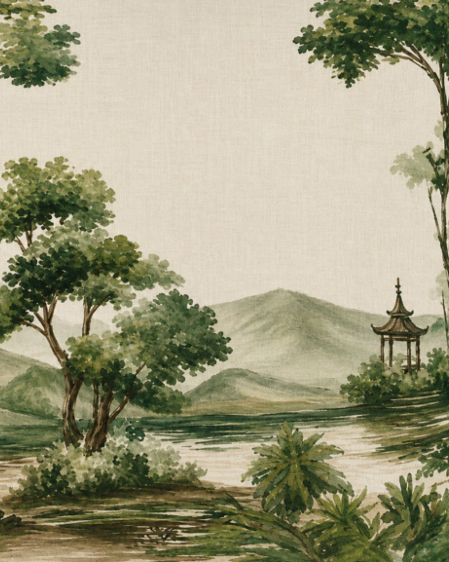 Pagoda Vista Tabletop Art