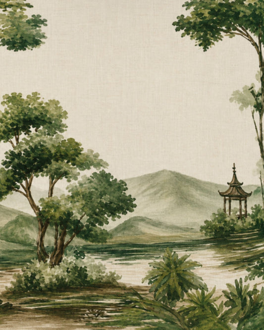 Pagoda Vista Tabletop Art