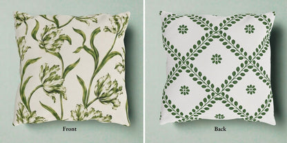 Parrot Tulips Pillow Cover or Throw Pillow