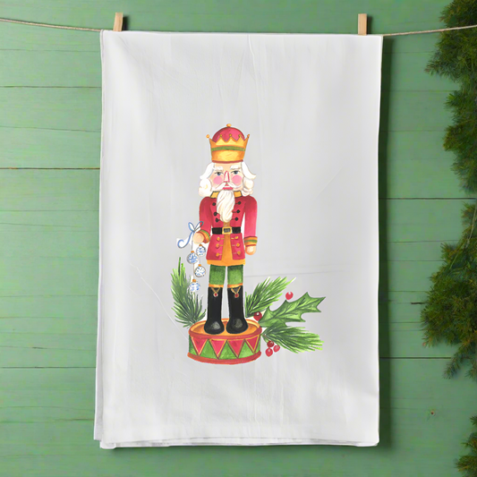 Red Nutcracker Tea Towel